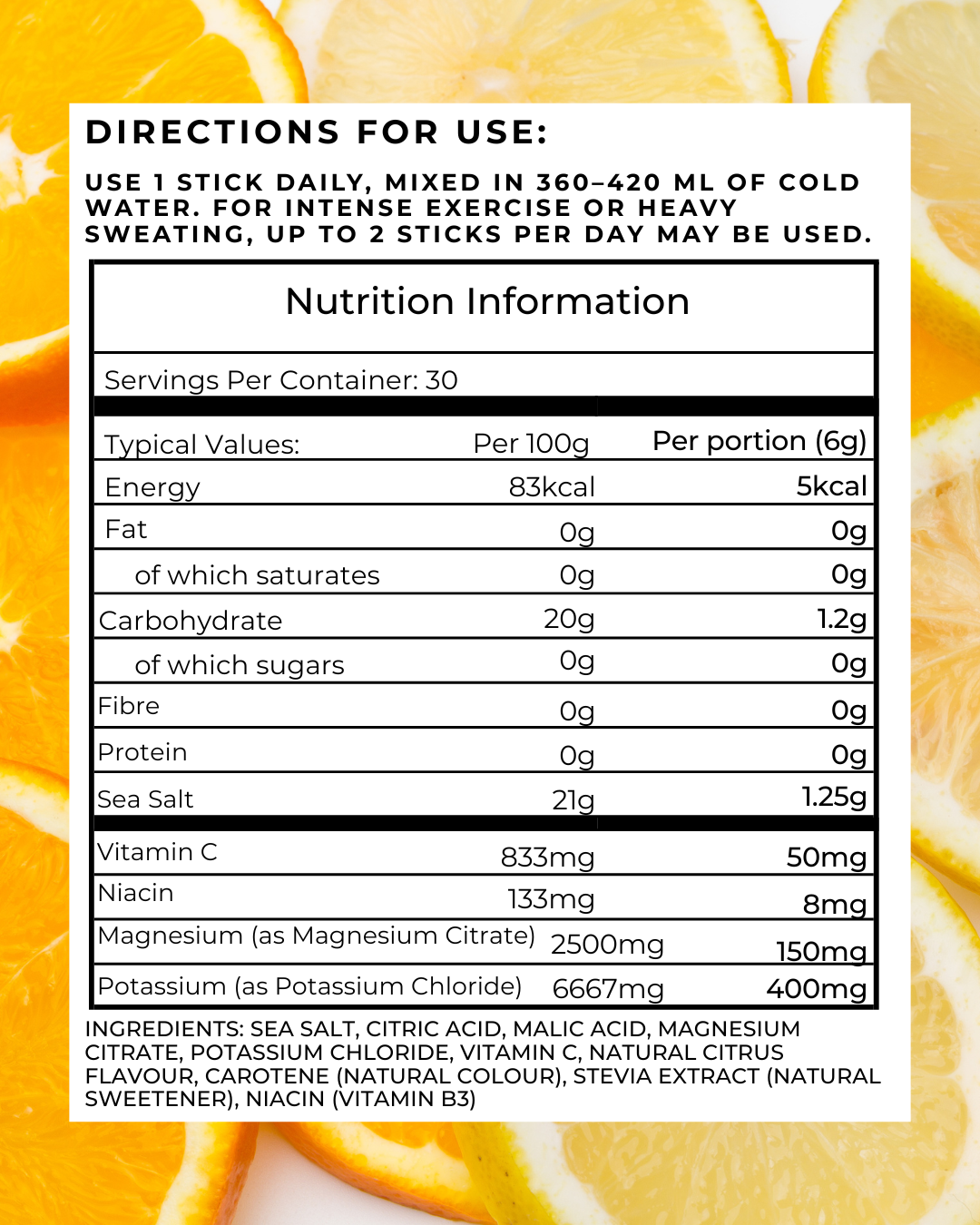FLOW ZEST Functional Hydration Salts
